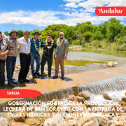 Gobernación fortalece la producción lechera de San Lorenzo con la entrega de obras hídricas y personerías jurídicas