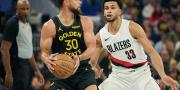 Stephen Curry brilla, pero Warriors caen ante Portland