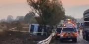 Tragedia en México: el vuelco de un colectivo dejó siete muertos y 20 heridos