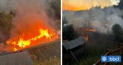 Tras atentados previos en la zona: Investigan si hubo intencionalidad en incendio de cabañas en Angol
