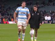 La lesión de Mallía condicionó el cierre de Los Pumas vs Inglaterra: hielo en la rodilla y bronca de Contepomi con los árbitros