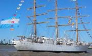 La Fragata Libertad completó su 53° viaje y desató la emoción en Buenos Aires