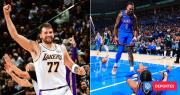 NBA: Doncic se divierte y gana con Los Lakers, mientras OKC sigue imparable y sumando victorias