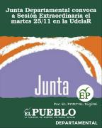Junta de Salto convoca sesión y proponen acto por 40 años de democracia