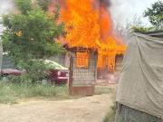 Linares: daños estructurales totales en incendio que consumió vivienda en Ballica Norte