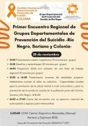 Primer Encuentro Regional de Grupos Departamentales de Prevención del Suicidio de Río Negro, Soriano y Colonia
