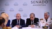 Sastre expuso en el Senado sobre intereses marítimos
