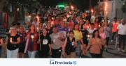 Chimbas encendió luces por la prevención de la violencia contra la mujer