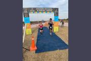 Ana Daniele y Alejandro Bulacio ganaron la primera fecha del triatlón
