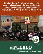 Prefectura incauta contrabando valuado en $1,6 millones