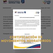 Saime ofrece nuevo servicio para la emisión digital del Certificado de Movimientos Migratorios