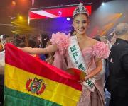 La boliviana Paola Guzmán se corona como segunda finalista en el Miss International 2025