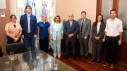 La intendente se reunió con el titular de la Asociación Argentina de Presupuesto y Administración Financiera Pública