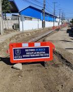 Calles de Retiro reciben mejoras temporales para mejorar la transitabilidad