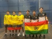 Sin medallas pero con espíritu: Gabriel Torrez recibe el Fair Play para Bolivia en squash