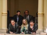 El cruce protocolar entre Villarruel y Karina Milei por un palco en la Cámara alta