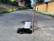 Piden reparación de la Av. Circunvalación de Valle Verde