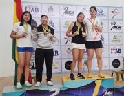 Villarroel, Camacho y Martínez viajan este sábado al Mundial Junior de Ráquetbol