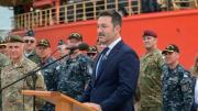 Luis Petri lanzó la Campaña Antártica de Verano y presentó a su sucesor en Defensa