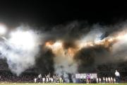 El espectacular recibimiento de los hinchas del ferro al equipo el estadio Único