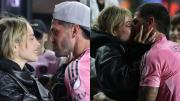 El emotivo reencuentro con beso incluido de Tini Stoessel y Rodrigo De Paul tras el título del Inter Miami
