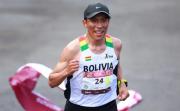 Boliviano Garibay gana una prueba de 15 kilómetros en Colombia