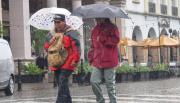 VIDEO. Clima en Salta: lluvia, arcoíris y alerta por tormentas durante 24 hs