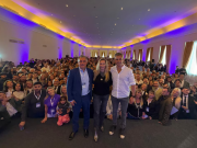 Karina Milei encabezó un acto en Mar del Plata