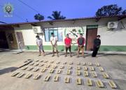 Operativo en el Chapare: capturan a banda que acopiaba droga y armas de fuego