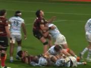 A lo Zinedine Zidane: el brutal cabezazo al pecho que sufrió el argentino Efraín Elías en el rugby de Francia