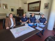 Movilidad Urbana y Jefatura de Policía /Coordinaron acciones para fortalecer la seguridad vial y los operativos de fin de año