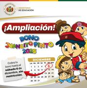 Ministerio de Educación amplía el plazo para pago del Bono Juancito Pinto hasta el 6 de diciembre