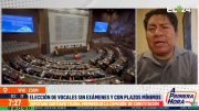 Diputado Ticona: Se eliminan examenes en la preselección de vocales por falta de tiempo