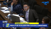 Diputado Rojas respalda proyecto de resolución para elección de magistrados