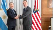 Diego Santilli recibió al embajador Peter Lamelas en la Casa Rosada