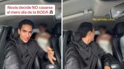 Nunca es tarde para tomar la decisión correcta: Tiktoker muestra el momento en el que novia se arrepintió de casarse