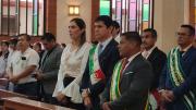 Autoridades participan del Te Deum por los 84 años de la provincia Obispo Santistevan