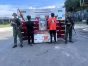 Por hurto de bien público detienen a dos sujetos en Montalbán, Carabobo