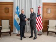 Santilli se reunió con el embajador estadounidense