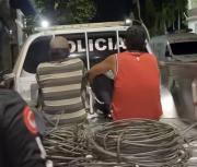 Presos por hurtar cables en El Trébol