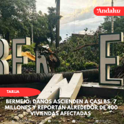 Bermejo: Daños ascienden a casi bs. 7 millones y reportan alrededor de 400 viviendas afectadas