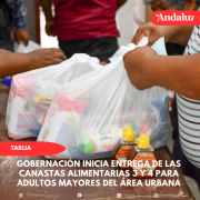 Gobernación inicia entrega de las canastas alimentarias 3 y 4 para adultos mayores del área urbana