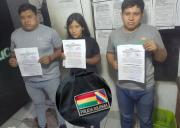 Tres policías enviados a Palmasola por robo de $us 50.000 en Santa Cruz