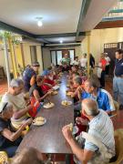 Banquete navideño para 110 comensales