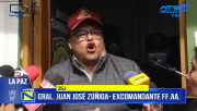 Zúñiga acusa a Luis Arce de ordenar los hechos del 26J