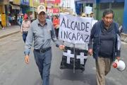 Arequipa: Caos en Avelino Cáceres desata marcha a municipio –