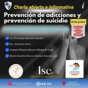 Charla abierta /Busca derribar tabúes y concientizar sobre adicciones y suicidio