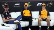 La tensa conferencia de prensa entre Verstappen, Norris y Piastri antes de la definición de la Fórmula 1