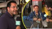 Matando la sorpresa: El impasse que vivió Danilo Villegas entrevistando a mujer en el terminal de Santiago