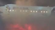 (+Video) Pánico en Brasil por incendio en avión LATAM con 180 pasajeros